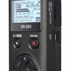 DR-05X  Stereo Handheld Audio Recorder - USB Audio Interface