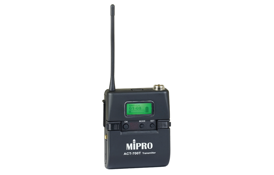 MIPRO ACT-700T UHF Analog Wideband Bodypack Transmitter
