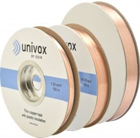 UNIVOX KOPPARFOLIEKABEL 2 x 1,25mm², 100m