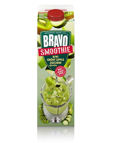 Bravo Smoothie Kiwi Äpple Zucchini 1L