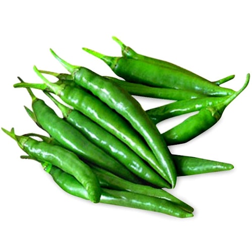 Green Chilli কাঁচা মরিচ Grön chili 200g/500g