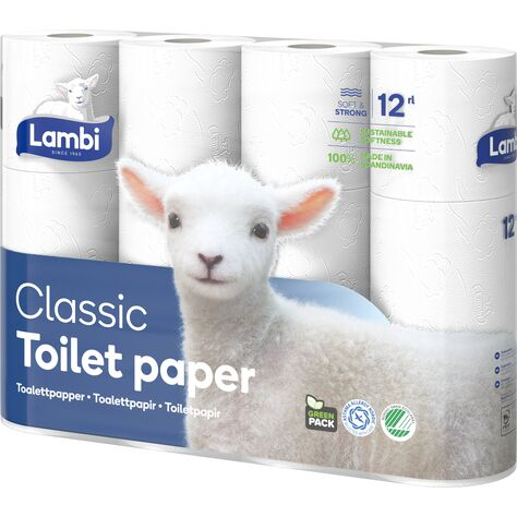 Toilet Paper Lambi 12 pack Toalettpaper