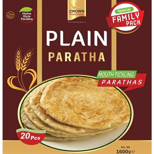 Homestyle Paratha 20pcs Frozen Crown