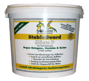 StableGuard - stallrengöring -5kg mot svamp, bakterier, bryter ner ammonik