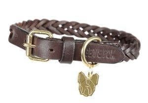 Digby & Fox Plaited Dog Collar