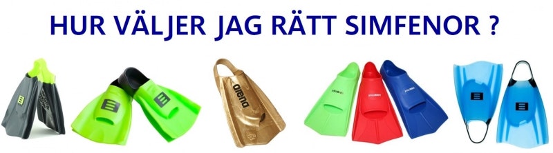 Välj rätt simfenor!