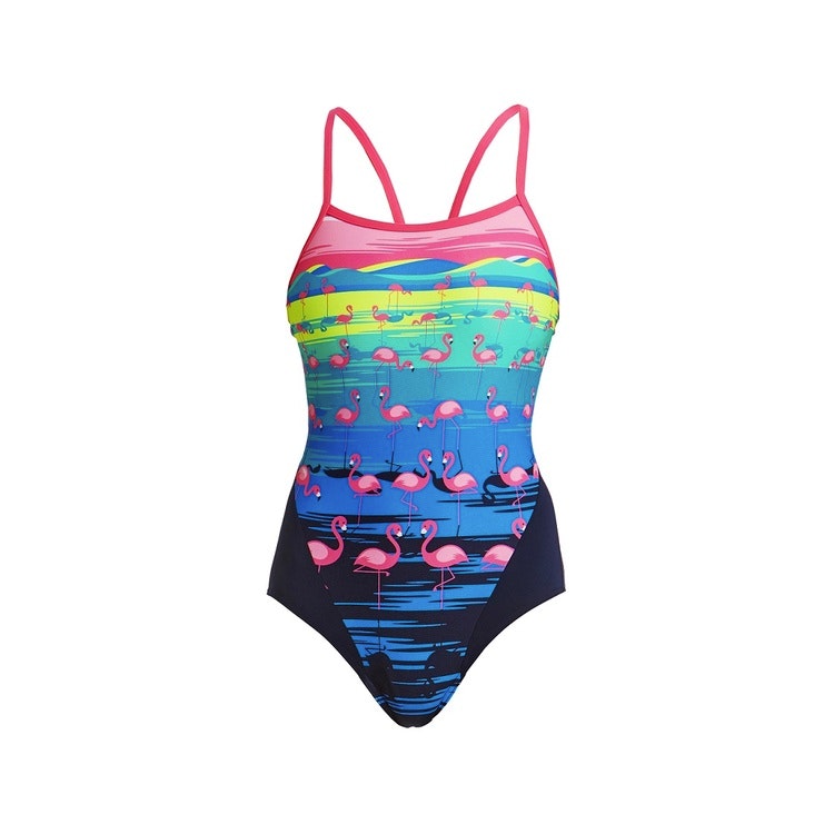 Funkita Baddräkt Flamingo Flood Single Strap