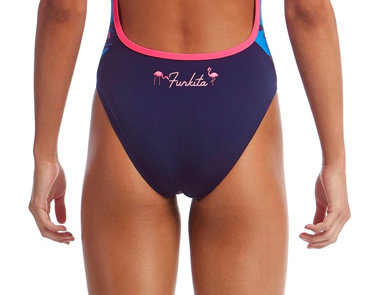 Funkita Baddräkt Junior Flamingo Flood