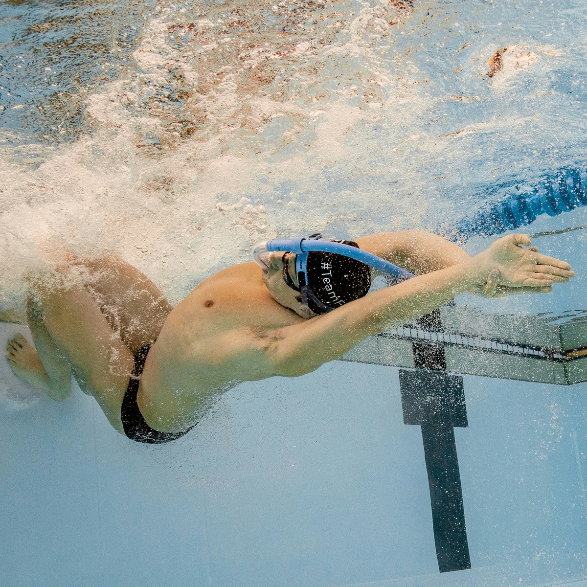 Snorkel Simning Finis Glide Blå