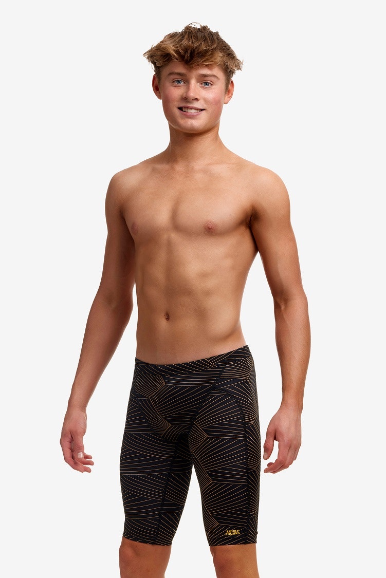 Badbyxa Funky Trunks Jr Jammer Gold Weaver