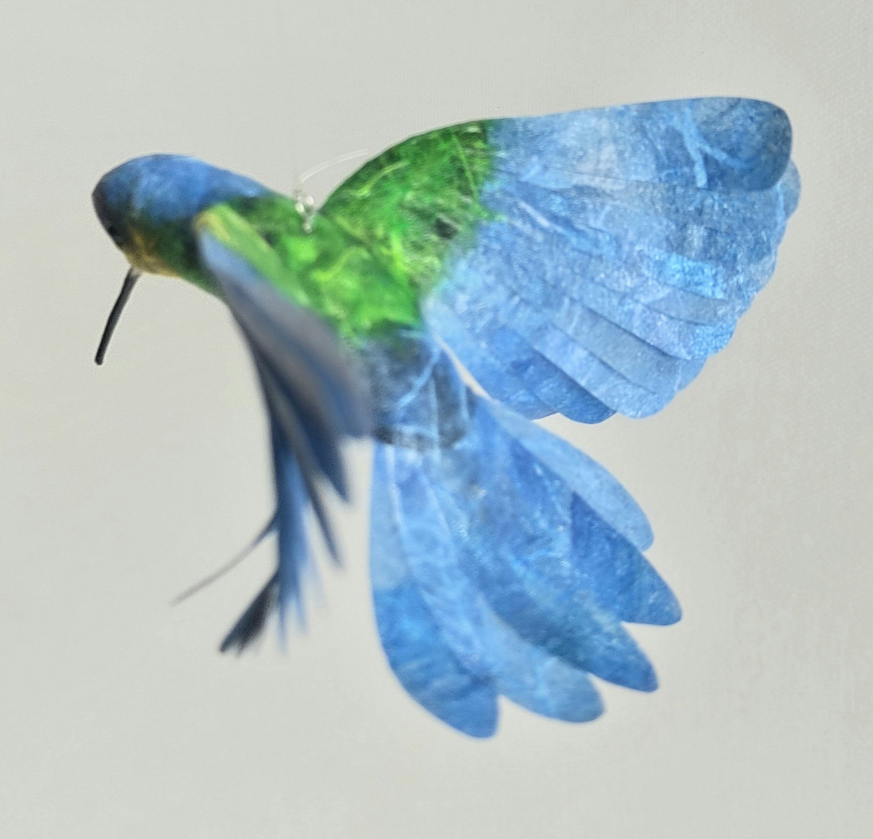 Kolibri gul/blå