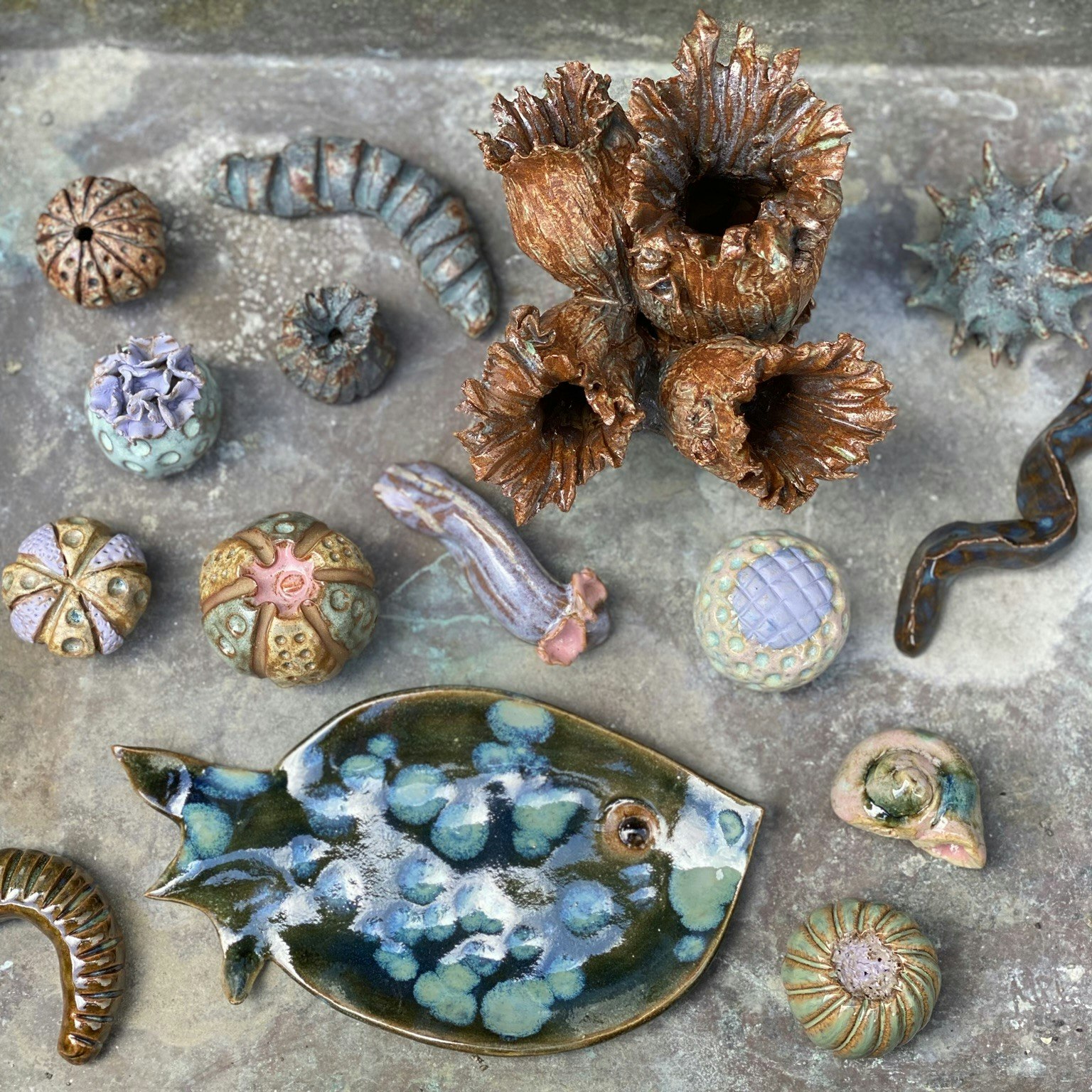 Väggsmycke fossil