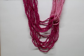 Halsband rosa/mörkrosa