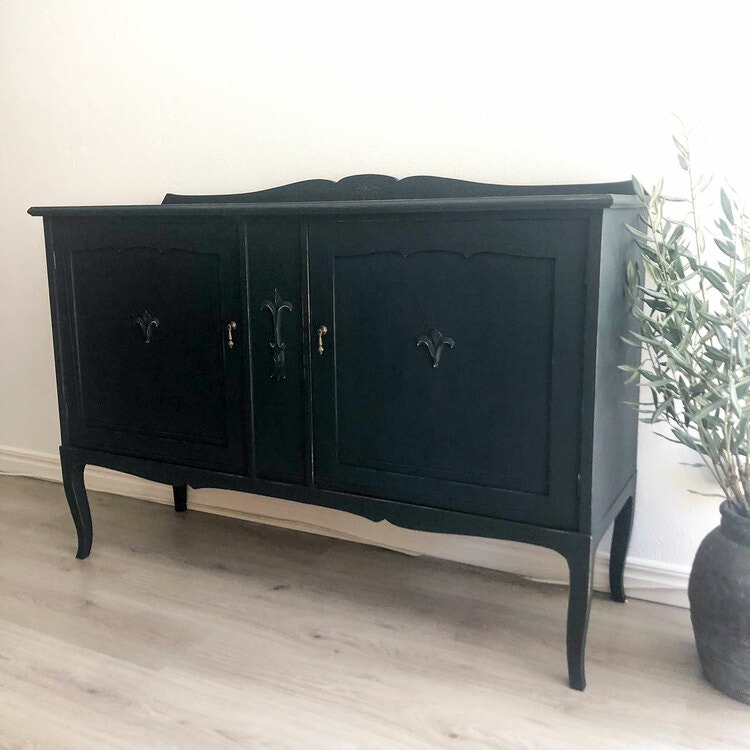 Svart sideboard