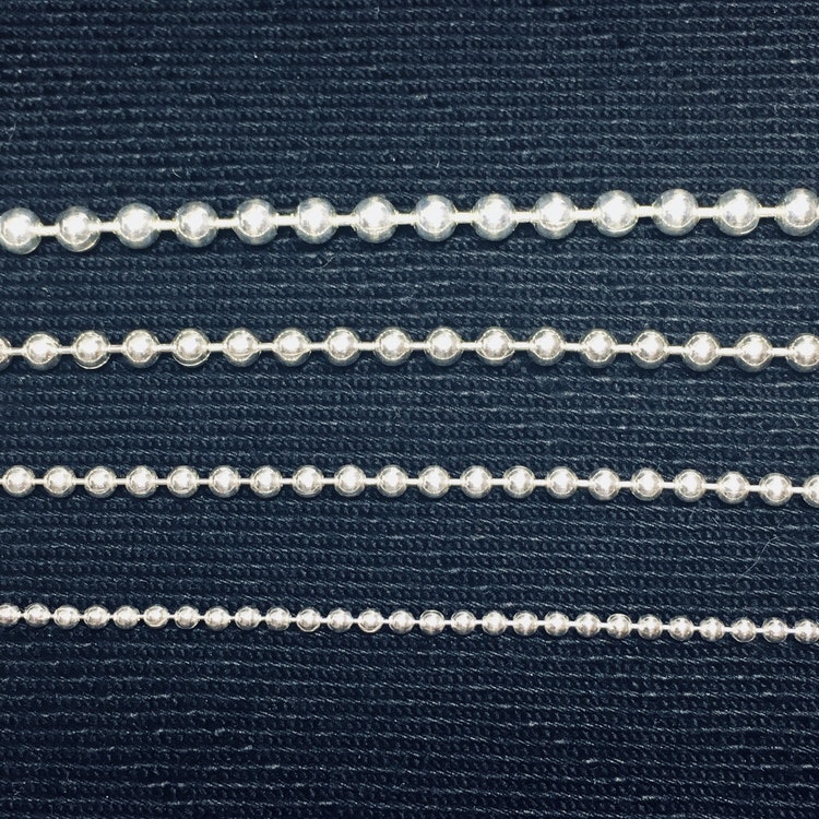Kulkedja 2,5 mm (pris per decimeter)