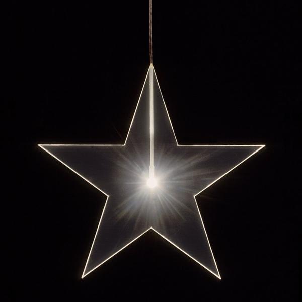 Stjärna Klar ø33cm, 1cm tjock