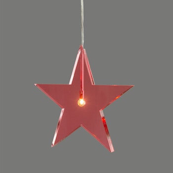Jubileumsstjärna 2023, Rosa ø22cm, 1,5cm tjock