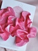 Satin XL rosaröd marmorering
