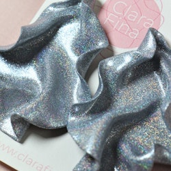 Satin silverglitter