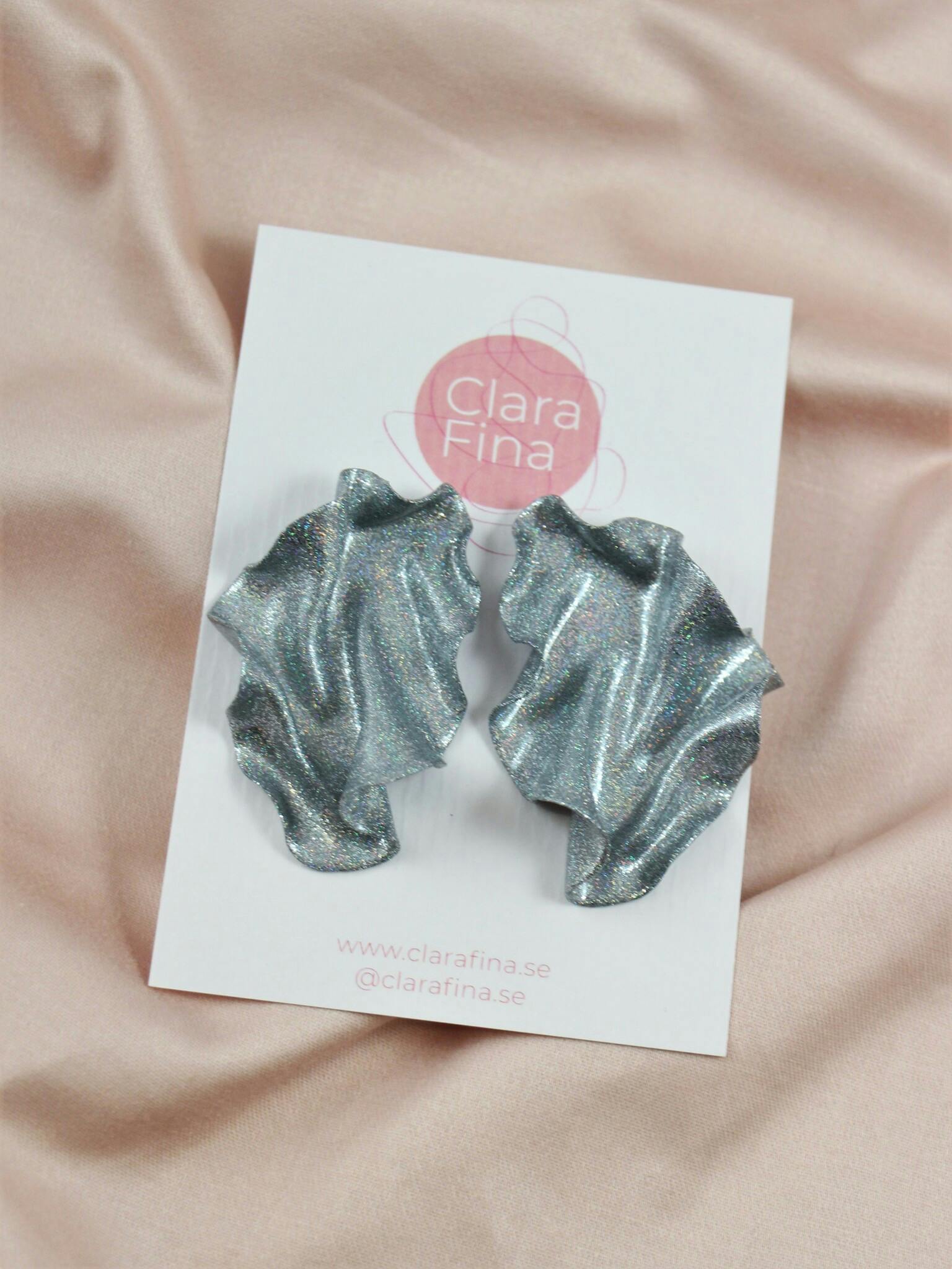 Satin S silverglitter