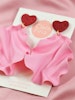 Satin Heart Top rosa (matt)