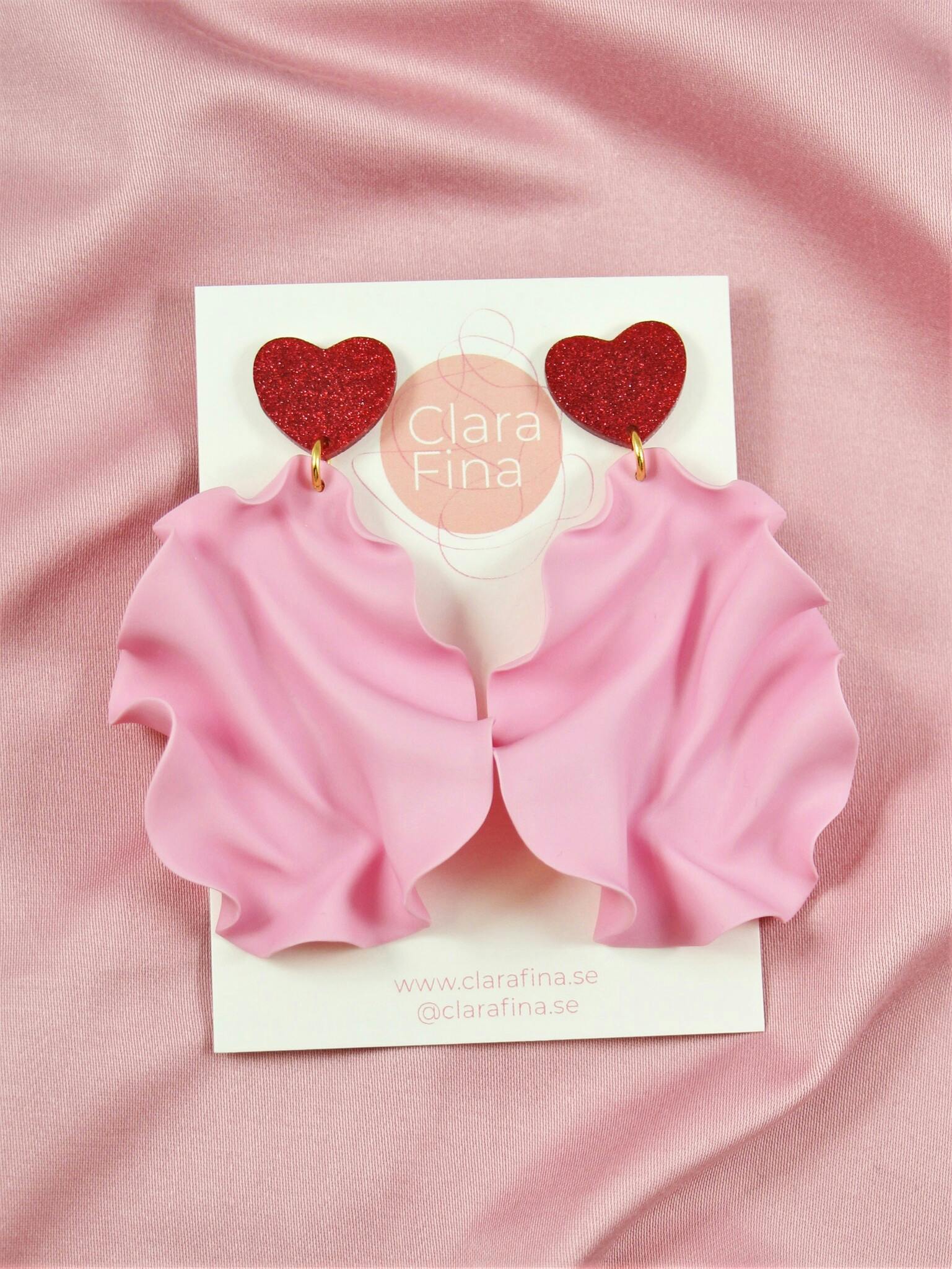 Satin Heart Top rosa (matt)