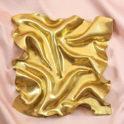 Skulptur Satin guldglitter