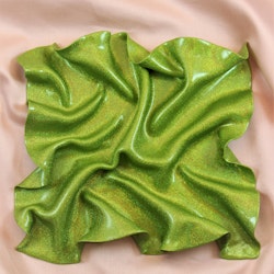 Skulptur Satin Grönt glitter