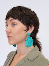 Satin round top Turkos