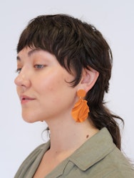 Satin round top MINI Varm orange