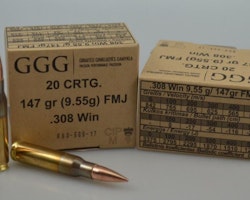 GGG .308win 147gr FMJ 600st
