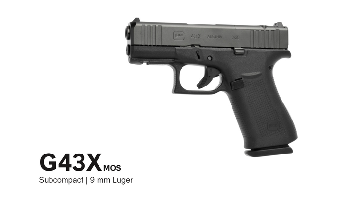 Glock 43x MOS FS w/ Shield RMS Gen 5