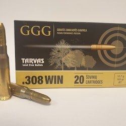 GGG .308 165gr BT TARVAS, BLYFRI Styckvis