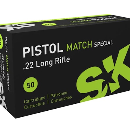 SK Pistol Match Spezial .22LR 40gr LRN 500ptr