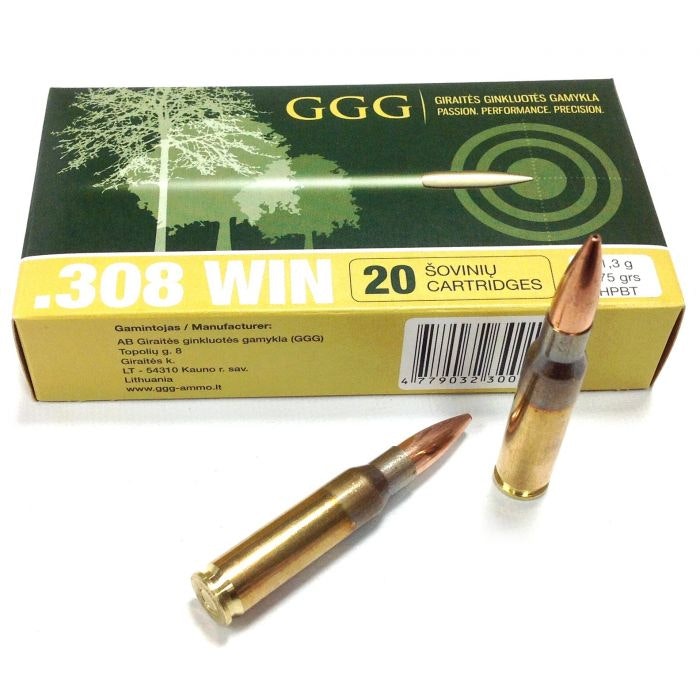 GGG .308 Match King 175 Grain HPBT