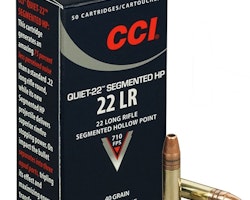 CCI .22LR, QUIET-22 SEGMENTED HP