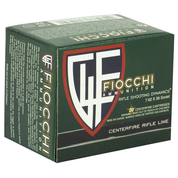 Fiocchi 7,62x39 Sovjet 124gr FMJ