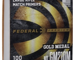 FEDERAL GOLD MEDAL CENTERFIRE LARGE RIFLE PRIMER .210 CLAM 1000/BOX