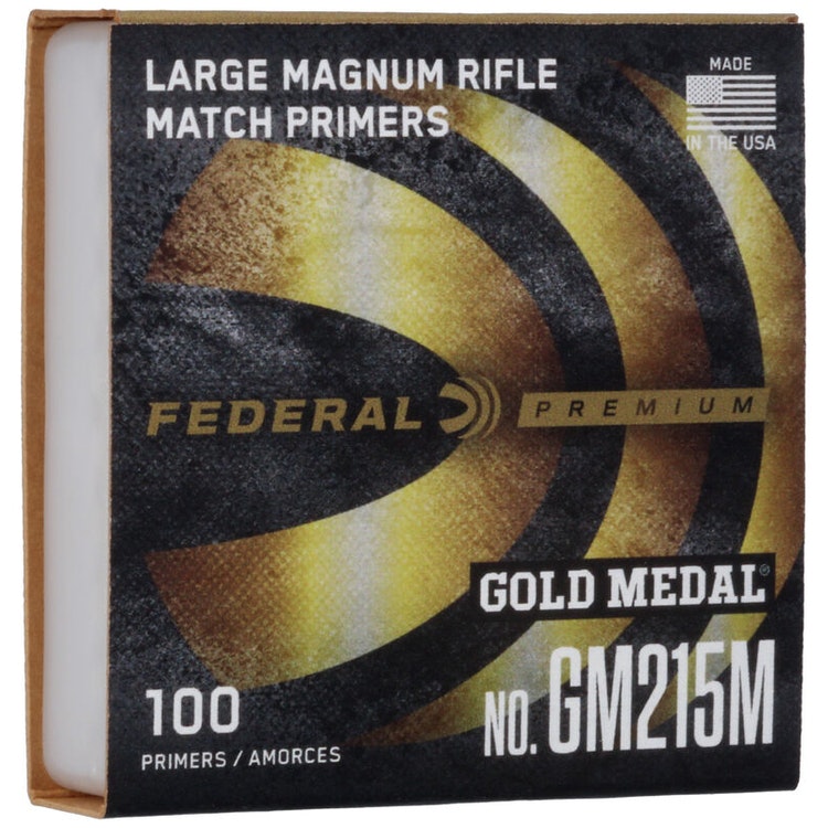 FEDERAL GOLD MEDAL CENTERFIRE LARGE MAG RIFLE PRIMER .215 1000/BOX