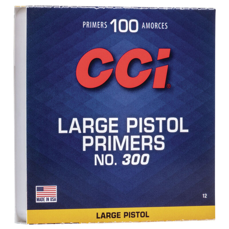 CCI STANDARD RIFLE/LARGE PISTOL PRIMER .300 CLAM 1000/BOX