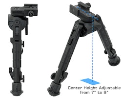 LEAPERS UTG® RECON 360® TL BIPOD 7"-9" CENTER HEIGHT PICATINNY