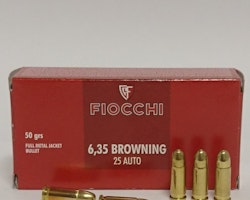 Fiocchi 6,35 Browning (25acp) 50gr FMJ