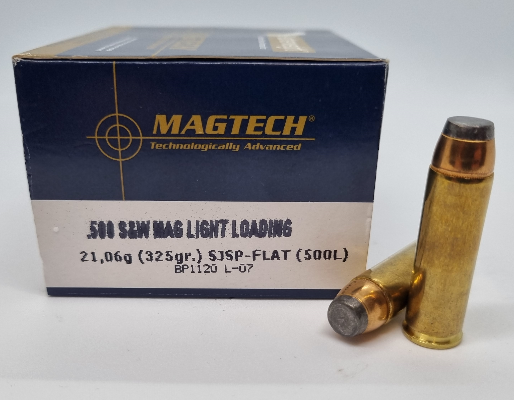 Magtech .500 S&W Magnum SJSP-Flat 325gr