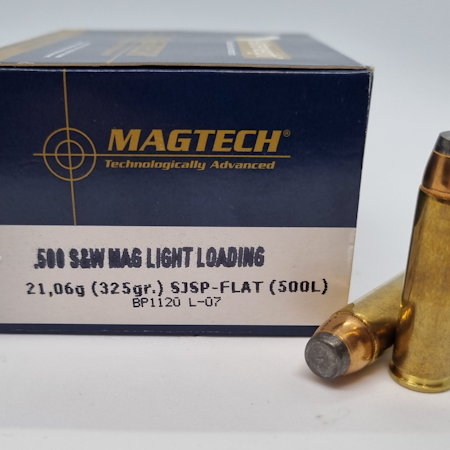 Magtech .500 S&W Magnum SJSP-Flat 325gr