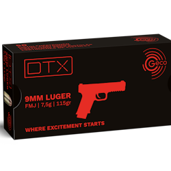 Geco DTX 9mm 115 gr FMJ 50-ask