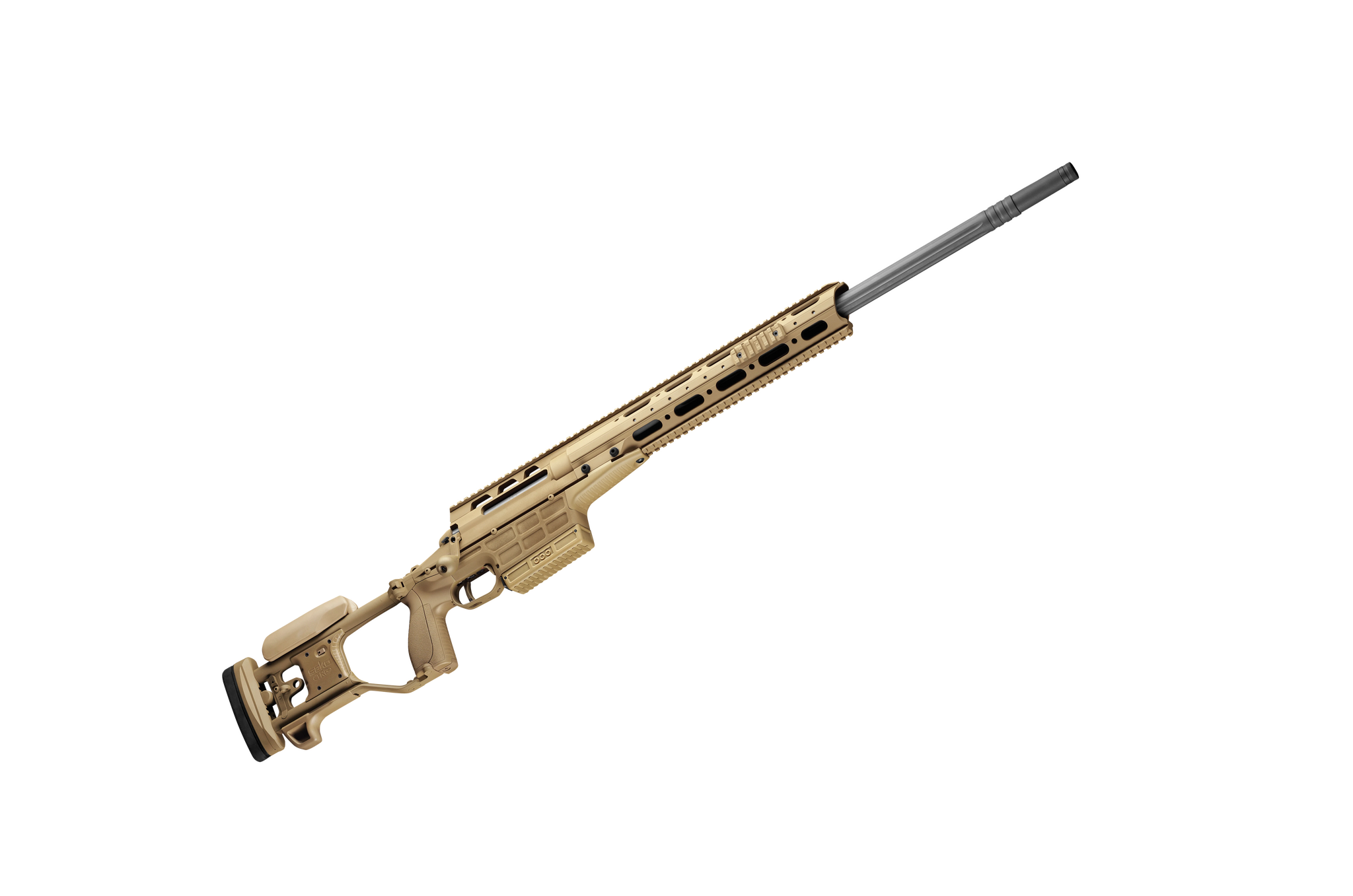 Sako TRG M10, ceracote, gängad 18X1, 308win, 26" pipa, 30 MOA fäste, fast kolv, M-LOK