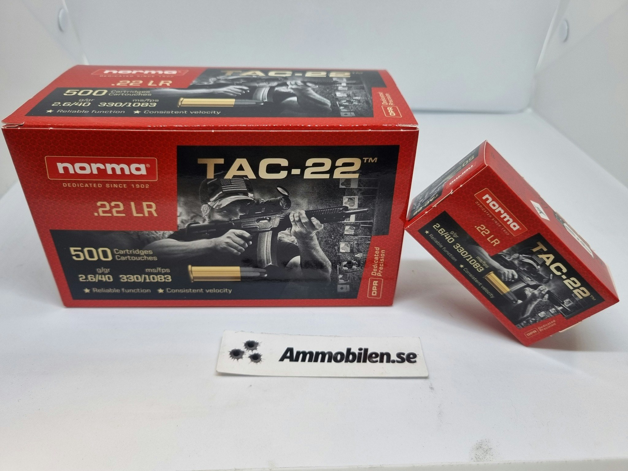 Norma TAC-22 .22lr 40gr lrn