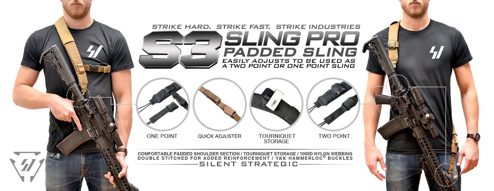 Strike Silent Strategic Sling Pro S3 Padded Sling