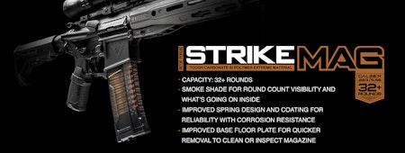 Strike AR-15 Magazine (32+ Rounds) - Smoke