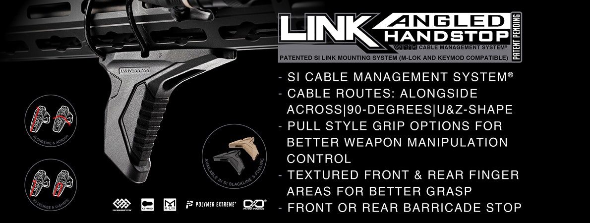 MLOK LINK Angled HandStop with Cable Management System®
